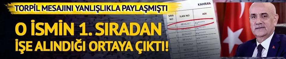 AK Partili eski bakan ve milletvekili Vahit Kirişçi torpil isteği mesajını yanlışlıkla paylaşmıştı! O ismin 1. sıradan işe alındığı ortaya çıktı
