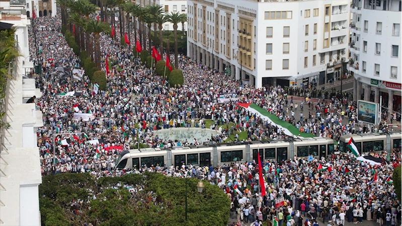 Faslı yazar, Filistin meselesinin, ülkesinin kültür hayatının bir parçası olduğunu söyledi