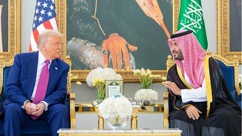 ABD Başkanı Trump, Suudi Arabistan Veliaht Prensi Bin Selman ile Kraliyet Divanı