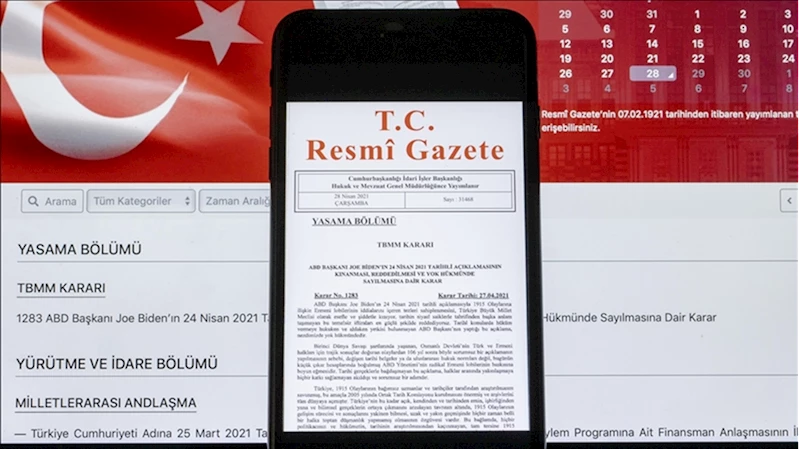 Milletlerarası anlaşmalar Resmi Gazete