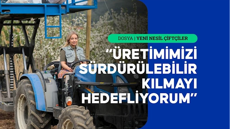 Elma üreticisi genç çiftçi ürünlerini kurutarak katma değerli hale getirecek