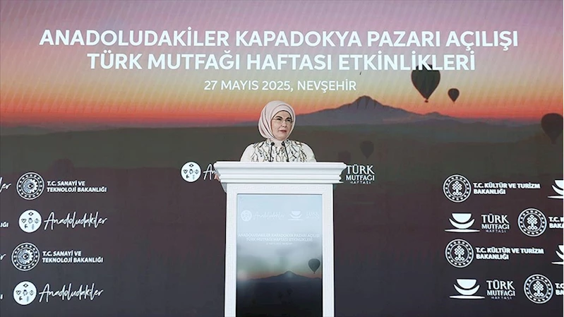 Emine Erdoğan: Türk mutfağı, dünya için halihazırda güçlü bir cazibe merkezidir