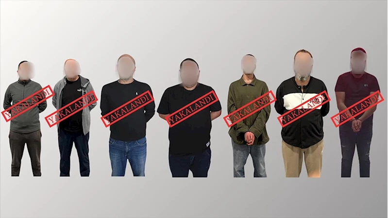 Kırmızı bültenle aranan 7 kişi yakalanarak Türkiye