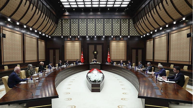 Cumhurbaşkanı Erdoğan, Cumhurbaşkanlığı Politika Kurullarının başkanvekillerini kabul etti