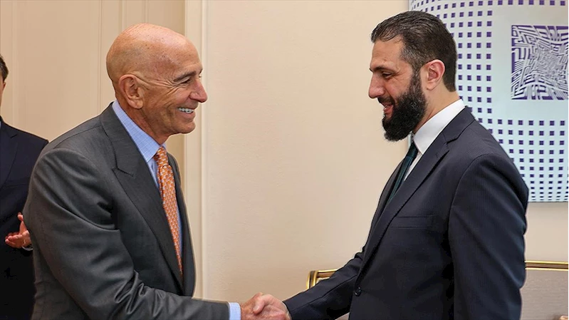 ABD Büyükelçisi Barrack, Suriye Cumhurbaşkanı Şara