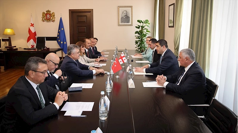 Gürcistan Parlamentosu Başkanı Papuaşvili, TBMM heyetini kabul etti