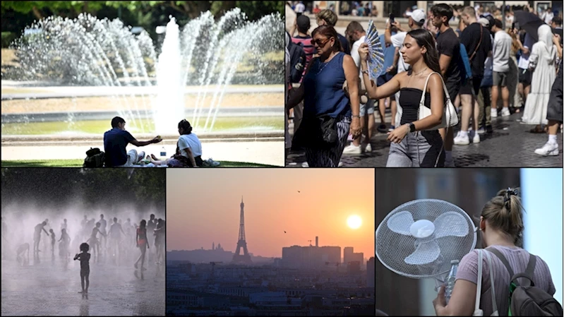 Aşırı sıcakların etkisindeki Avrupa yangın alarmı veriyor