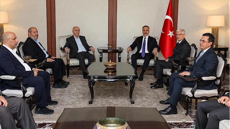 Bakan Fidan, Hamas heyetiyle görüşmede Gazze