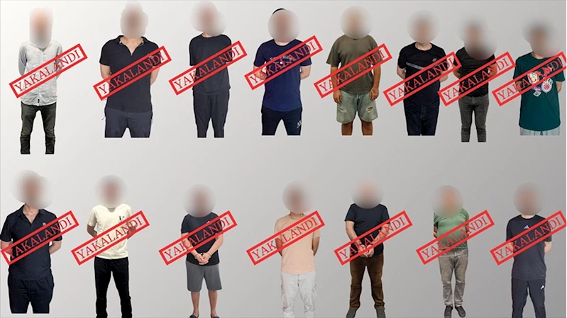 Kırmızı bültenle aranan 14, ulusal seviyede aranan 1 suçlu Türkiye