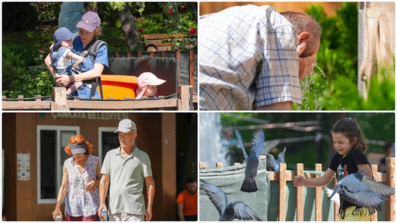 Sıcak havada Başkentliler park ve açık alanlara yöneldi
