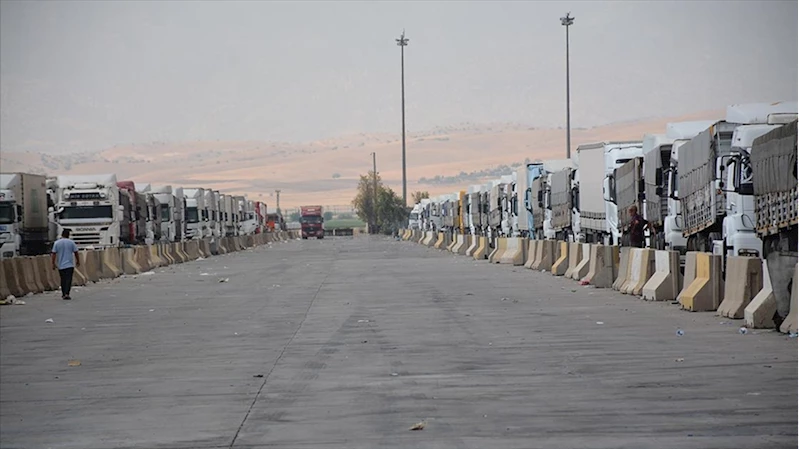 Kavurucu sıcaklar Habur Sınır Kapısı