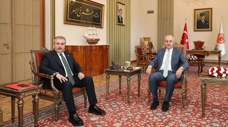 TBMM Başkanı Kurtulmuş, BBP Genel Başkanı Destici