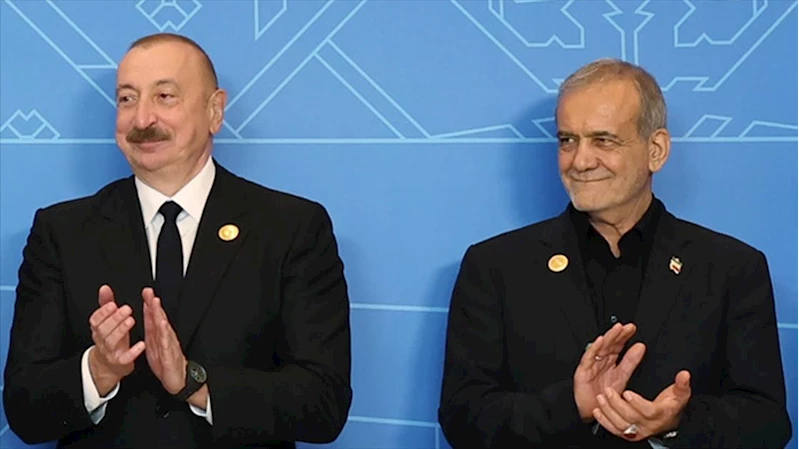 Azerbaycan Cumhurbaşkanı Aliyev ile Pezeşkiyan’ın samimi görüntüleri sosyal medyada gündem oldu