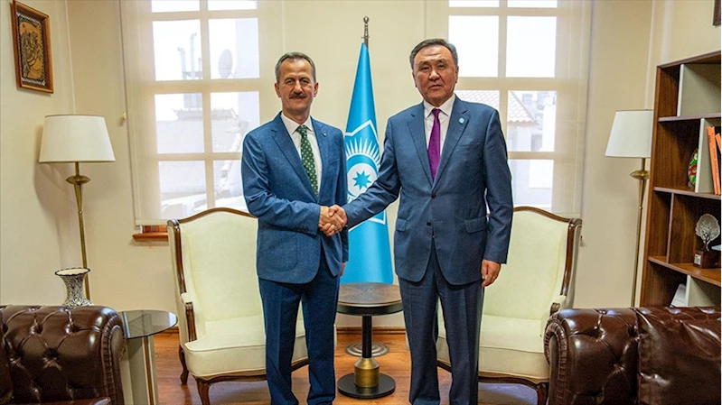 SSB Başkanı Görgün, Türk Devletleri Teşkilatı Genel Sekreteri Ömüraliyev ile bir araya geldi 