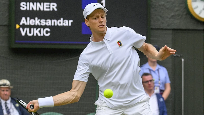 Tek erkeklerde dünya 1 numarası Sinner, Wimbledon