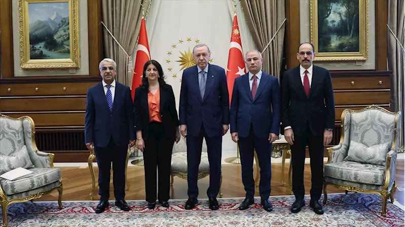 Cumhurbaşkanı Erdoğan, DEM Parti heyetini kabul etti