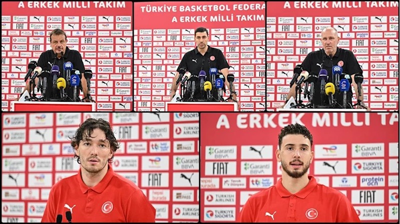A Milli Basketbol Takımı, EuroBasket 2025 öncesinde basın mensuplarıyla bir araya geldi