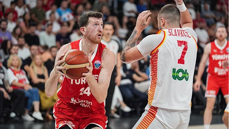 A Milli Erkek Basketbol Takımı, hazırlık maçında Karadağ