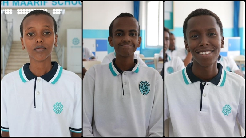 Maarif Okullarının Somalili öğrencileri ülkeleri için umut oluyor