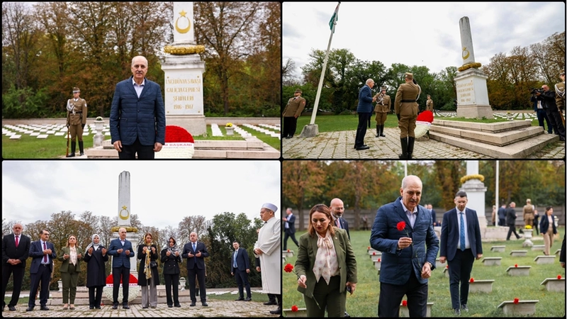 TBMM Başkanı Kurtulmuş, Galiçya Türk Şehitliği